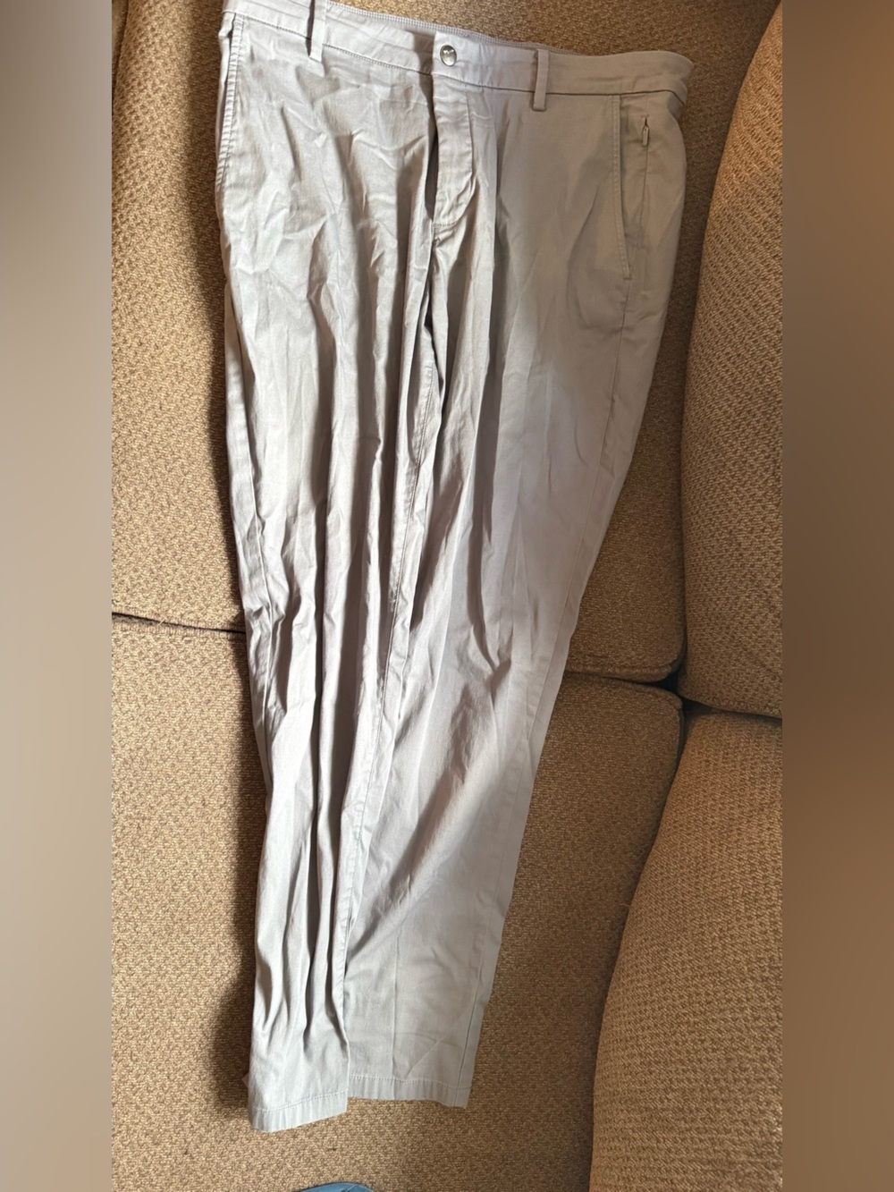 Men's Classic Chino Pants in Light Gray birddogs